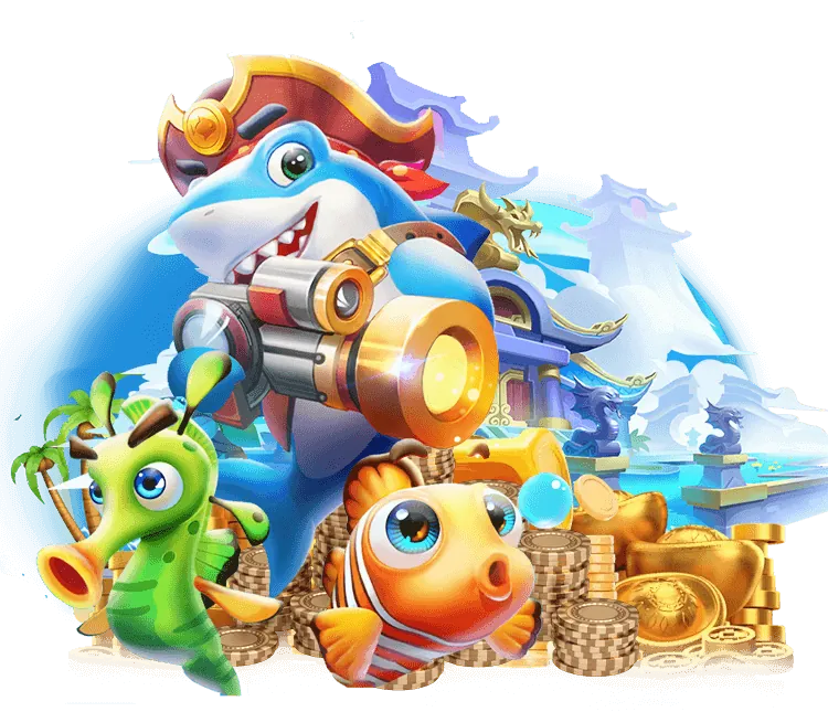Game Bắn Cá Thần Tài với cá vàng và rương kho báu